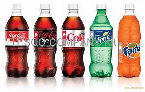 Diet Coke, Fanta and Sprite